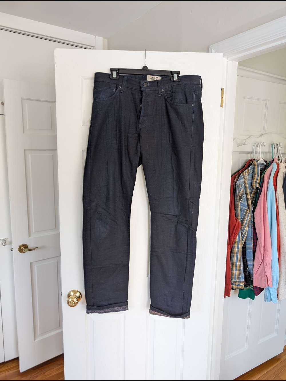 Naked And Famous Blanket Lined Denim - Weird Guy 34